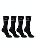 DAUGLE Sports Crew Socks - Black (2-Pack)⁠