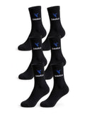 DAUGLE Black Crew Socks (3-Pack)⁠ 